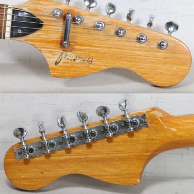 Framus Strato Super 5/155-52 Vintage Germany Electric Guitar 1967 Red - WOW! image 13