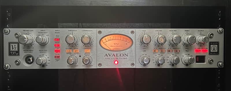 Avalon VT-737sp Tube Channel Strip 2010s - Silver image 1