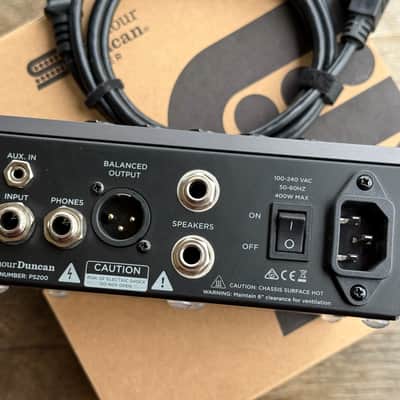Seymour Duncan PowerStage 200 200-Watt Pedalboard Guitar Amp 2020 - Present - Silver image 2