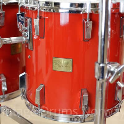 Sonor Signature Heavy Beech – Signal Red – Fully Restored – 10/12/13/14/15/20 image 4