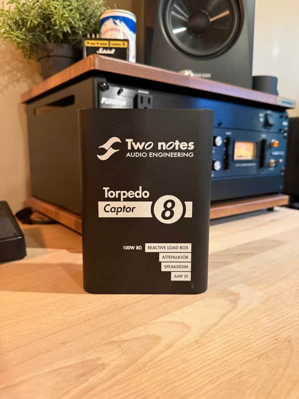 Two Notes Torpedo Captor Loadbox/Attenuator/DI - 8 Ohm 2010s - Black image 1
