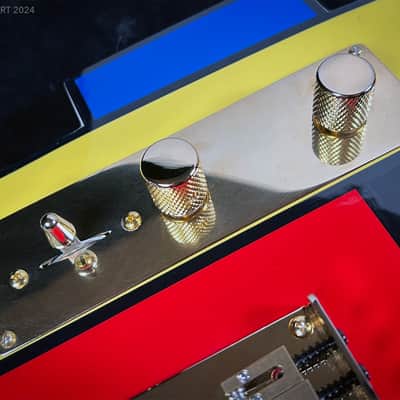 Custom Mondrian Tele by Conner Guitart image 11