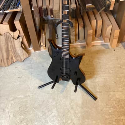 Handmade Custom 6-String Headless Electric Guitar | Original Design | Ready to Ship Premium craftsmanship, exceptional tone, and a one-of-a-kind playing feel. Handmade Custom 6-String Headless Electric Guitar | Original Design | Ready to Ship 2026 - Black image 2