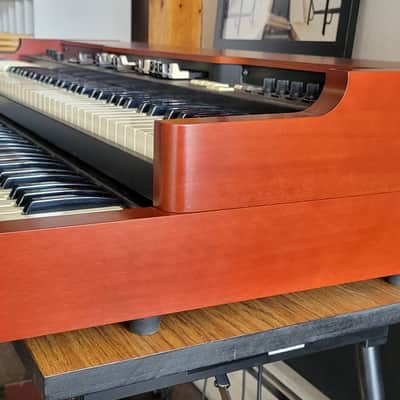 Hammond XK-3 System with XK-3c, XLK-3, XPK Pedal, XPK-100 Mini Pedalboard, EXP-100F and Leslie Model 3300* Red Walnut image 4