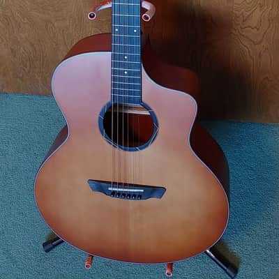 Donner DAF-410 Jumbo Acoustic Matte Orange w/Bag image 2