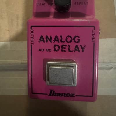 Ibanez AD-80 Analog Delay 1980 - Pink image 1