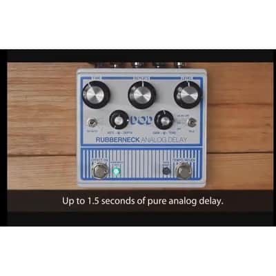 Other Guitar Delay Effects Pedal, White (DOD-RUBBERNECK-U) image 11