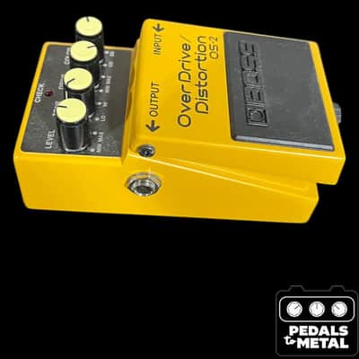 Boss OS-2 OverDrive/Distortion (Silver Label) 1990 - Present - Yellow - X17112 image 4