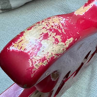 Fender Custom Shop 1960 Heavy Relic Stratocaster Body with hardware  ‘60 Strat 2013 - Faded Dakota Red Nitro image 20