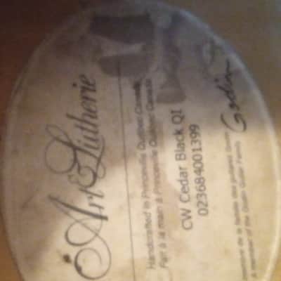 Art & Lutherie CW Black QI 2015 - Black image 3