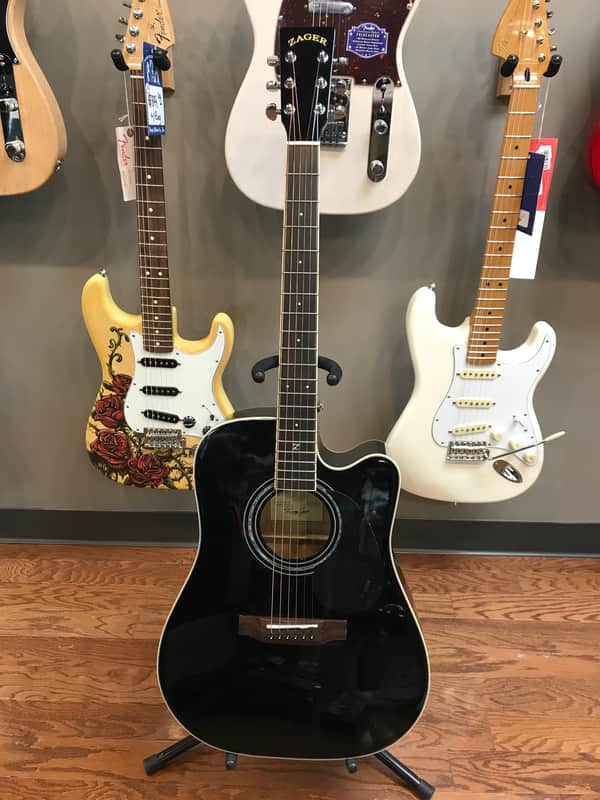 Zager ZAD-50CE Black W/ Hardshell Case image 1