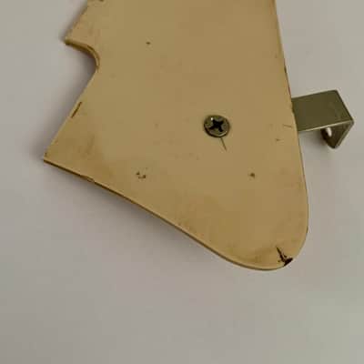 Hand aged Les Paul P90 Pickguard w/bracket and screws, CREAM, for Gibson | 59 Parts image 3