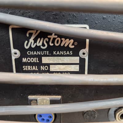 Kustom Kustom 250 Head and Kustom 4x12 Bottom USA 1970's Local pickup only in Milwaukee, WI image 12