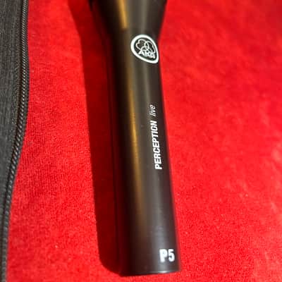 AKG P5 Perception Super Cardioid Dynamic Vocal Microphone 2010s - Black image 2