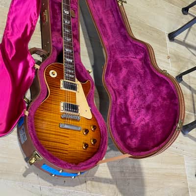 Gibson Les Paul Std. '59 Reissue 1985 - early issue w/an Ink'd on serial # in a stunning Honey'burst ! image 16