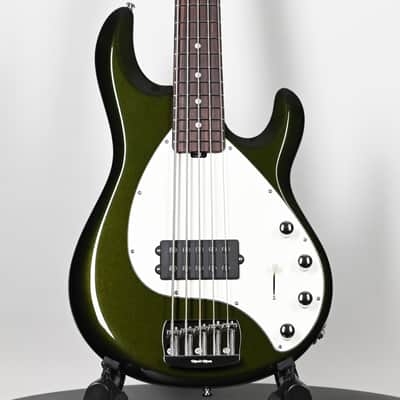 Ernie Ball Music Man StingRay 5 Special H 5-String Bass Guitar- Fallout Green (K07301) image 1