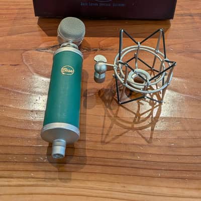 Blue Kiwi Large Diaphragm Multipattern Condenser Microphone 2000s - Green - Made in the USA from US & Latvian Parts image 2