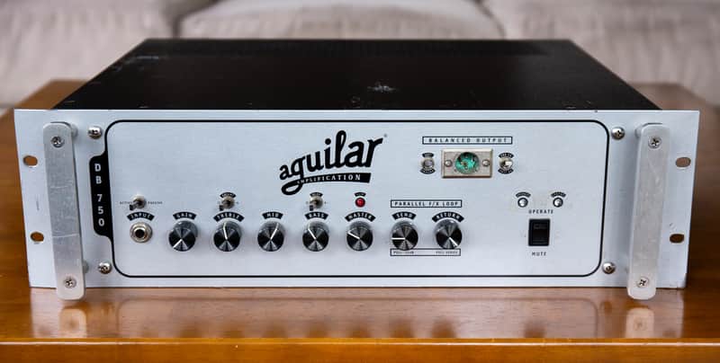 Aguilar DB 750 750-Watt Bass Amp Head 2000s - Silver image 1
