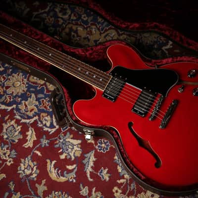 Tokai Japanese ES-156 Semi Hollow Cherry Red image 17