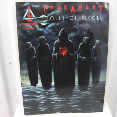 Testament Souls of Black Sheet Music Song Book Guitar Songbook Tab Tablature image 1