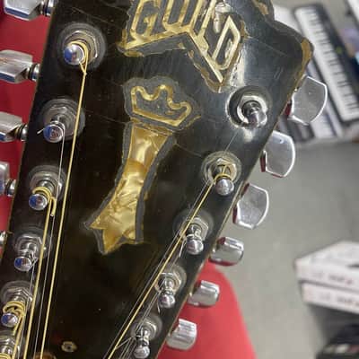 Guild G-312 12-String Acoustic Guitar 1975 - Natural image 9
