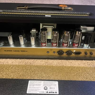 Marshall 1959HW Handwired JMP Reissue 2-Channel 100-Watt Guitar Amp Head 2005 - Present - Black image 15