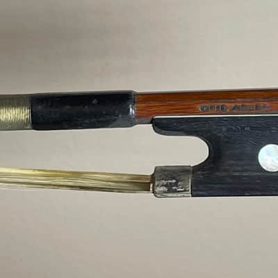 Antique Otto Adler Violin Bow Silver Mounted image 4