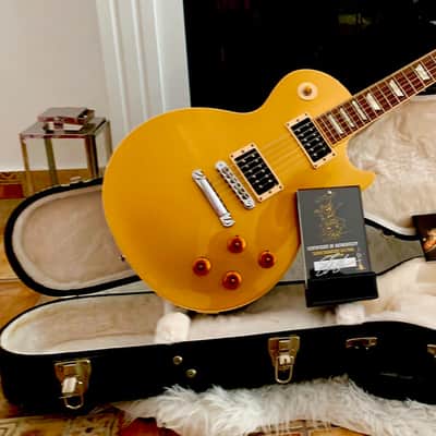2008 1st Limited Run Gibson Slash COA hand signed by Slash Goldtop 1st run Rare image 2