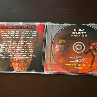 Norman Cook "All Star Breakbeats" Sample CD - 2000s - Red image 2
