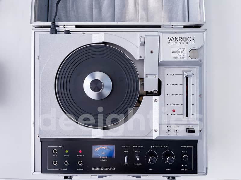 Vanrock E-101 Vinyl Record Lathe Cutting Machine — Functional image 1