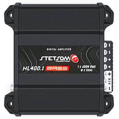 Stetsom HL 400.1 BASS Digital Car Amplifier 400W RMS 2 Ohm Bass Crossover image 9