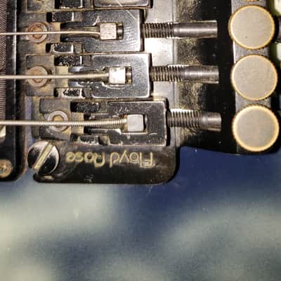 Legendary Very Rare kramer nightswan lightning 1989 dark blue with lightning storm paint job image 8
