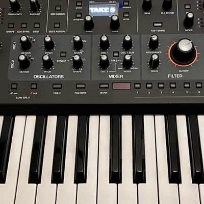 Sequential Take 5 44-Key 5-Voice Compact Polyphonic Synthesizer - with Decksaver imagen 8