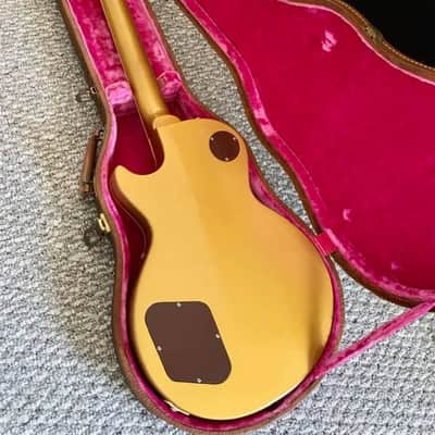 Gibson Rare Vintage 1955 Les Paul Goldtop All Gold Model Near Mint Original With Case Candy Amazing image 6