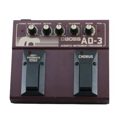 Boss AD-3 Acoustic Instrument Processor | Reverb