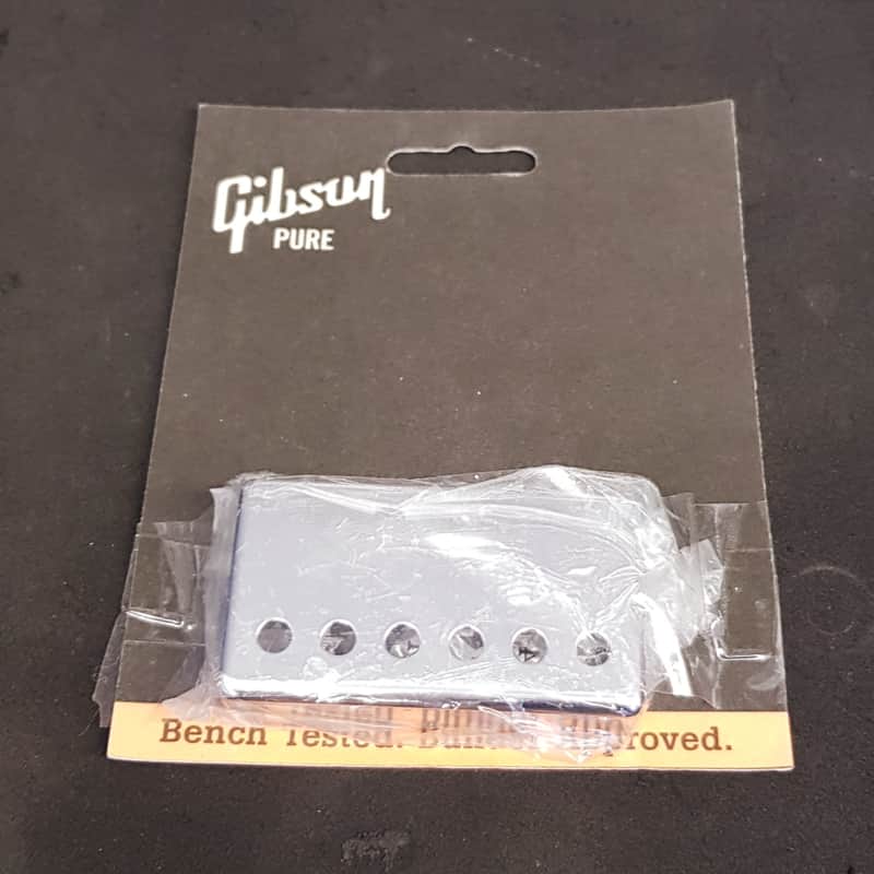 Gibson PRCP-015 Humbucker Pickup Cover Bridge - Chrome image 1
