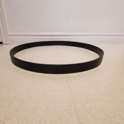 Vintage 22" Ludwig Black Bass Drum Hoop - Ultra Clean image 3