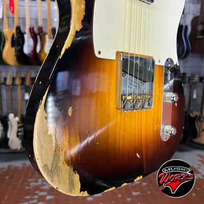 Fender   Custom Shop 53 Telecaster Relic Sunburst image 5