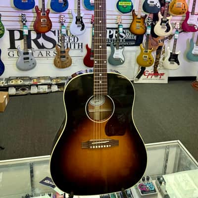 Immagine Gibson J-45 Standard 2025, Vintage Sunburst with Case - Pre Owned - 4