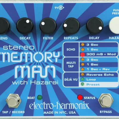 Electro-Harmonix Stereo Memory Man with Hazarai *Free Shipping in the USA* image 1
