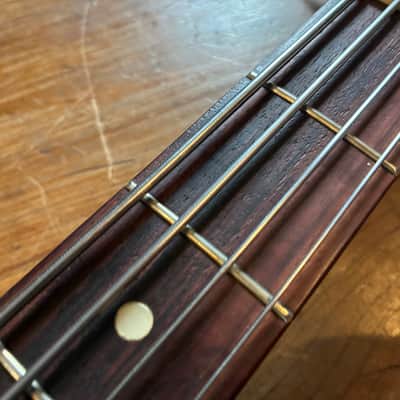1973 Fender Musicmaster Bass - refin Nitro image 11