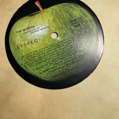 Vintage Beatles vinyl records 1964/1968 Capitol Rainbow UA Apple image 14