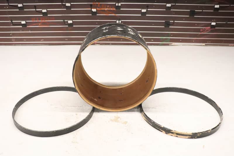Ludwig 14x22 Bass Drum Shell and Hoops Vintage 1960's image 1