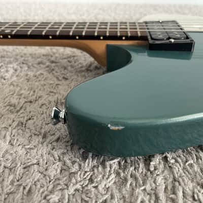 Gibson USA Firebird Zero S Series 2017 HH Pelham Blue Rosewood Fretboard Guitar image 12
