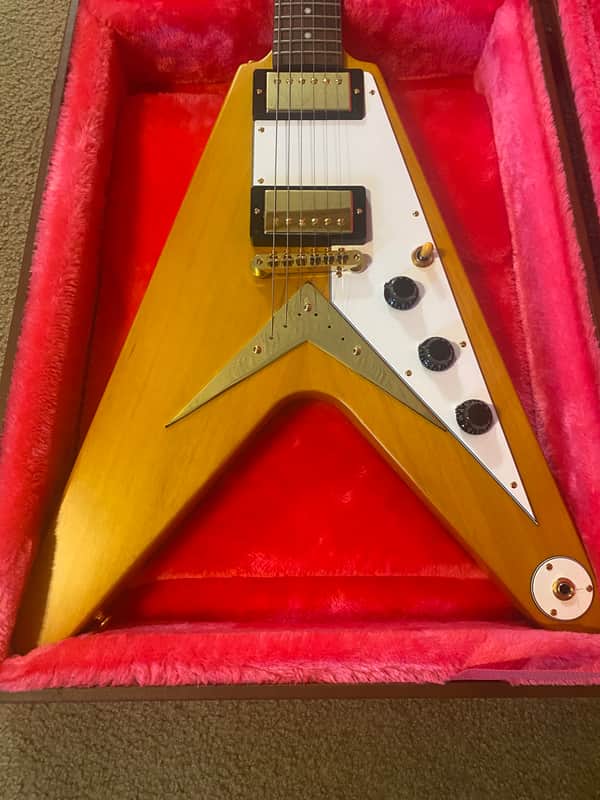 Epiphone IGC 1958 Flying V 2023 - Antique Natural image 1
