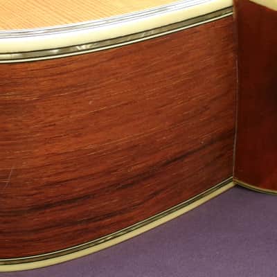 1975 Yairi YW-600 Dreadnought Guitar New Jacaranda Natural+Vintage Hard Case image 13