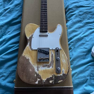 Oswald Guitars Custom OT - hollow body 2021 - closed thinline - Vintage blonde image 2