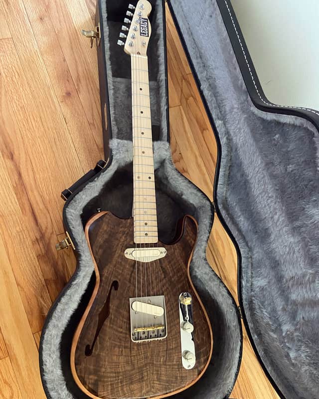 Legacy Claro Walnut Hollow Telecaster - Custom Guitar - Hand Made 2024 - Natural Satin Nitro image 1