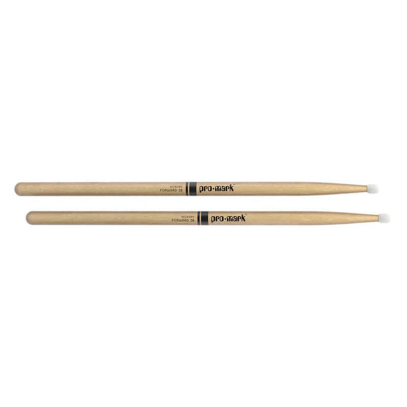 ProMark Hickory 2B Nylon Tip Drum Stick image 1
