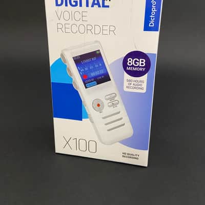 DictoPro x100 - Digital Voice Activated Recorder - Easy HD Recording of Lectures and Meetings image 1